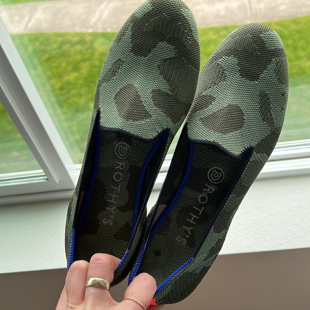 Like New Rothy’s - camo pattern - worn once